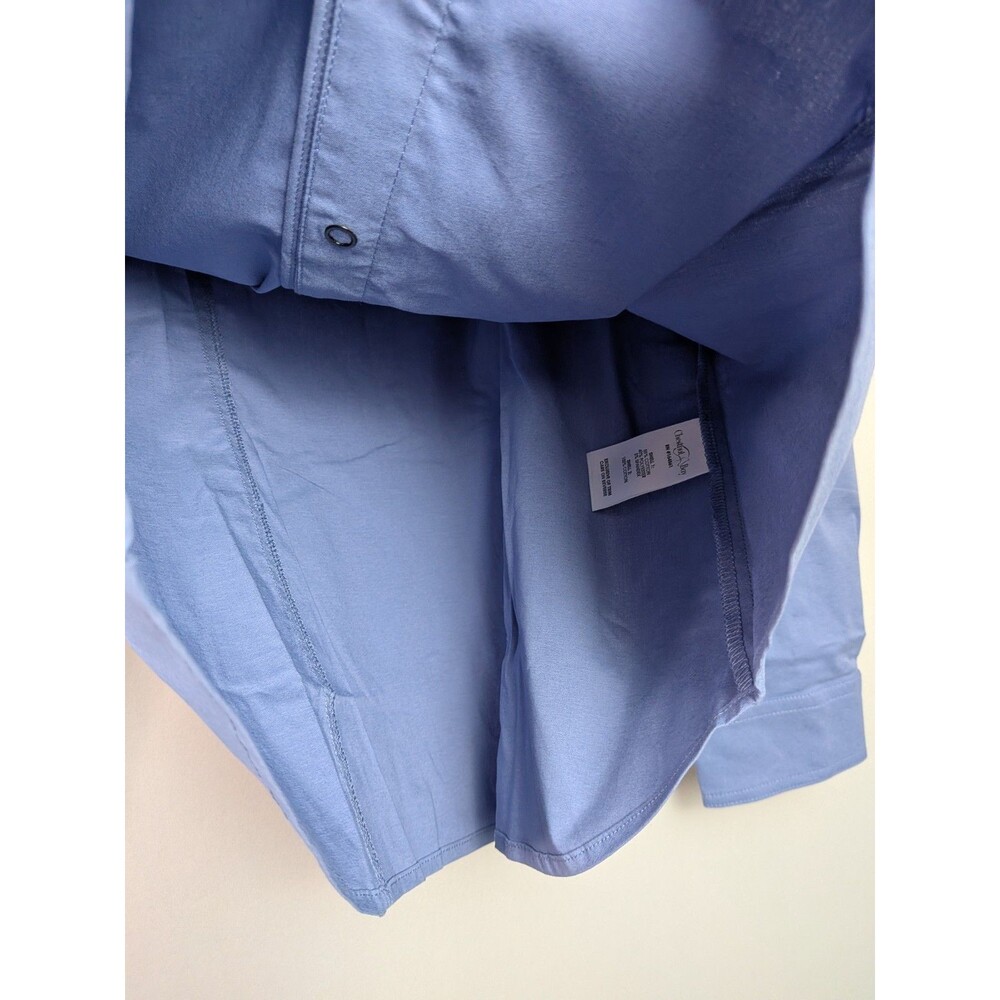 Chestnut Bay Women's L Annie-O Western Show Lavender Shirt Zip Button Horse - Picture 8 of 16